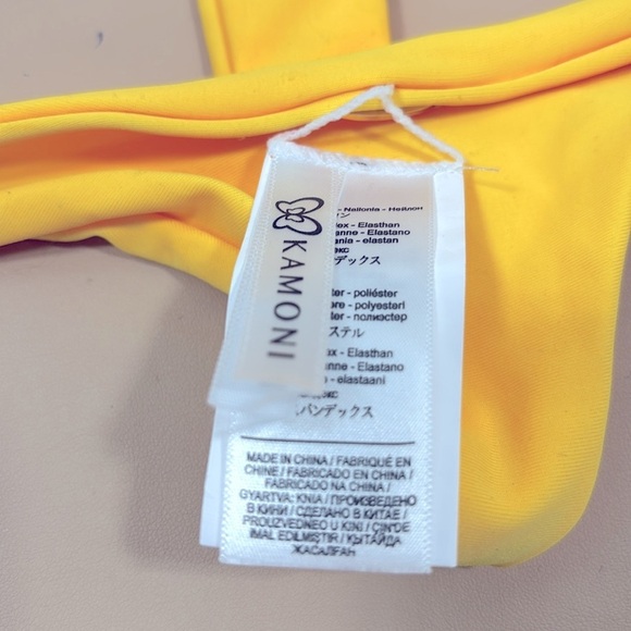 Yellow One-Shoulder Bikini Set​​​ - Picture 7 of 9